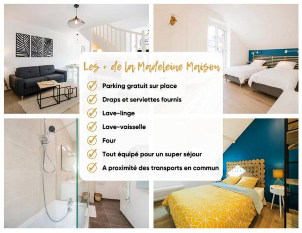 Ferienwohnung La Madeleine Maison *T3* Orléans Exterior foto